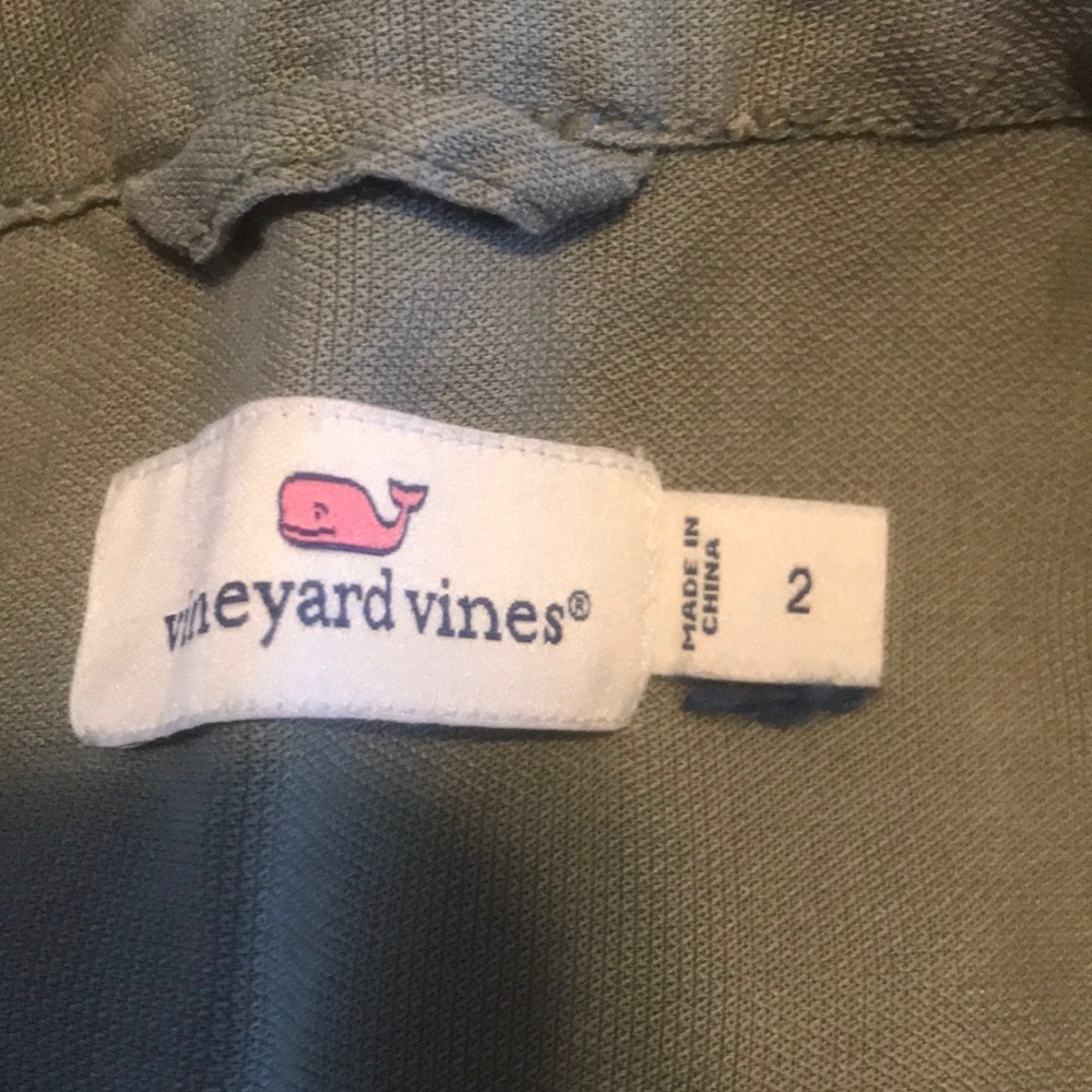 Vineyard Vines army green romper